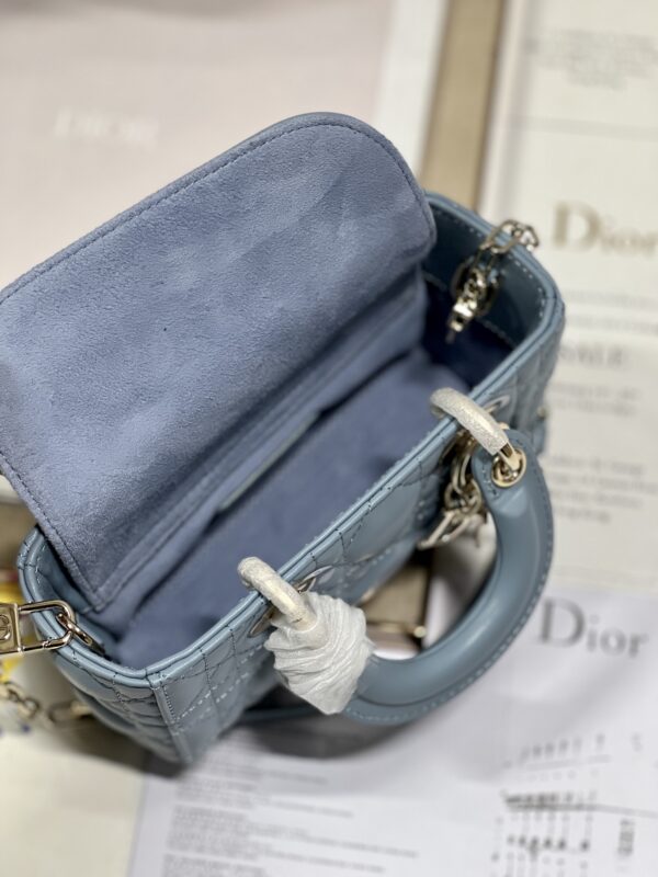 Dior Mini Horizontal Princess Diana Bag - Blue - Image 2