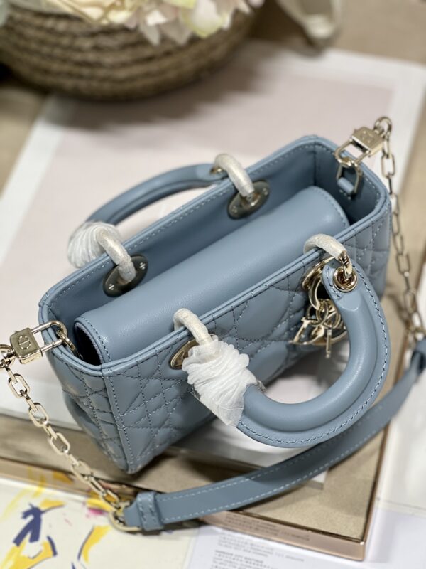 Dior Mini Horizontal Princess Diana Bag - Blue - Image 3