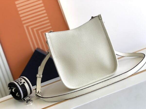 Prada Mini Shoulder Double Strap Bag - White - Image 5