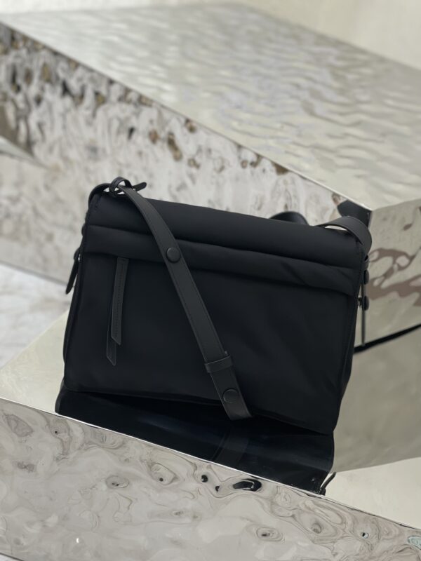 Prada Popular Medium Messenger Bag - Black - Image 5