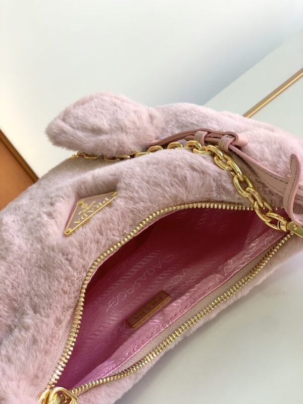 Prada Plush Three-In-One Handbag - Pink - Image 2