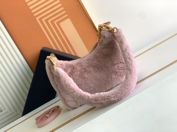 Prada Plush Three-In-One Handbag - Pink - Image 4